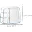 Glass Divider Snack Plate Divided image