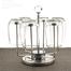 Glass Holder Rack Rotating stand Kitchen Rack Classical Fashion Rotation Design image