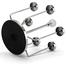 Glass Holder Rack Rotating stand Kitchen Rack Classical Fashion Rotation Design image