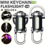 Glimmer 4 Mode USB Keychain Flashlight 300LM Rechargeable Emergency And Outdoor Light image