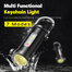 Glimmer 7 Mode USB Keychain Flashlight 300LM Rechargeable Emergency And Outdoor Light image