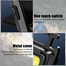 Glimmer Cob And Xpe Mini Keychain Work Light 800mah 500lm Usb Type C Rechargeable Foldable Flashlight With Magnet Hook And 6 Modes image