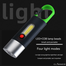 Glimmer Mini Strong 300 Mah 4 Modes Light Keychain Flashlight Usb Rechargeable Cob Led Torch Waterproof Portable Camping And Emergency Light image