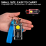 Glimmer S020 Mini Cob Led Keychain Flashlight 500 Mah 300lm Usb Type Dash C Rechargeable Edc Torch With 8 Modes And Uv Light Ipx4 Waterproof image