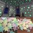 Glow In The Dark Luminous Star Stickers Halloween Decorations for Home Toy - 4 Pcs image