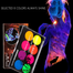Glow Paint Washable Face Body Art Paint UV Glowing Painting Pigment image