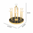 Golden Stainless Steel ST06 Glass Stand image