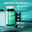 Goli Nutrition Pre Post Probiotic Gummies 60 Gummies Zero Sugar image