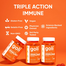 Goli Nutrition Triple Action Immune Gummies Vitamin C And D And Zinc 60 Gummies image