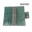 Aurora Green leather long wallet image
