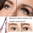 HANDAIYAN 3D Fiber Black Volume Mascara 10 ml Lengthens Eyelashes Extra Volume Waterproof Natural Lashes Female Professional Makeup image