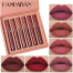 HANDAIYAN 6 Colors Long Lasting Velvet Lips Tint Liquid Lipsticks Waterproof Non-Stick Cup Lipgloss Gift Set (A) image