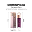 HANDAIYAN Shimmer Matte Lipstick Glitter Lip Stick Lip Gloss 6 ml image