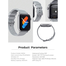 HAVIT M9034 IP67 Waterproof Bluetooth Calling Smart Watch-silver image