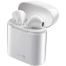 HBQ I7S Double Dual Mini Wireless 4.1 Bluetooth Earphone With Power Case - White image