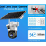 HD 4MP V380 Dual Lens WiFi 4G Solar Security Camera - T4 image