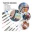 HIMI Little Bird Paint Brushes Set 5 Pcs for Acrylic Oil Gouache Paint image