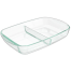 HI GLASS Bake Dish Rect. 2.2 Ltr. With Divider image