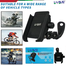 HJG Branded Motorcycle Bike Phone Holder with USB Charger 2.1A Socket 360 Degree Rotation 1 Piece Black image