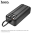 HOCO J132B 30000mAh 22.5W Plus PD20W Fast Charging Adapter Travel Power Bank With 3 Cables image