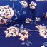 HOMETEX Clematis Blue Bed Sheet - HTK10080 image