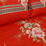 HOMETEX Red Dahila Bed Sheet - HTK10067 image