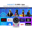 HY300 4K Smart Mini Projector – WiFi, Bluetooth Portable Home Theatre image