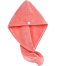 Hair Drying Towel Button Bath Head Turban Hair Towel Wrap -1Pcs image
