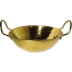 Hammered Serving Kadai Gold Color image