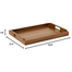 Creative Furniture Hand Burnished Mahogany Serving Tray image
