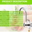Hand Shower with Electric Digital Display Instant Hot Water Tap, Tankless Electric Call, Digital Bathroom Heater (Wall Mount) image