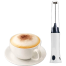 Handheld Electric Coffee Mixer Frother Egg Beater With Cover image