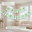 Happy Birthday Banner Sage Green image