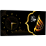 Hasain Mart Arabic Calligraphy Wall Clock 12 x 20 Inch image