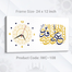 Hasain Mart Arabic Calligraphy Wall Clock 12 x 20 Inch image