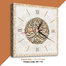 Hasain Mart Arabic Calligraphy Wall Clock 12 x 20 Inch image