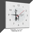Hasain Mart Arabic Calligraphy Wall Clock 12 x 20 Inch image