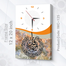 Hasain Mart Arabic Calligraphy Wall Clock 12 x 20 Inch image