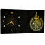 Hasain Mart Arabic Calligraphy Wall Clock 12 x 20 Inch image