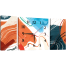 Hasain Mart Combo Wall Clock 24 x 12 Inch (Total) image