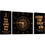 Hasain Mart Combo Wall Clock 24 x 12 Inch (Total) image