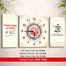 Hasain Mart Combo Wall Clock 24 x 12 Inch (Total) image