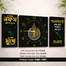 Hasain Mart Combo Wall Clock 24 x 12 Inch (Total) image