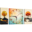 Hasain Mart Combo Wall Clock 24 x 12 Inch (Total) image