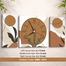 Hasain Mart Combo Wall Clock 24 x 12 Inch (Total) image