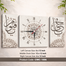 Hasain Mart Combo Wall Clock 24 x 12 Inch (Total) image