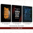 Hasain Mart Islamic Wall Canvas Combo 36 x 16 Inch (Total) image