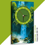 Hasain Mart Natural Wall Clock 24 x 12 Inch image