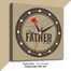 Hasain Mart Others Wall Clock 12 x 12 Inch image