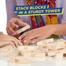 Hasbro Classic Jenga Stack Crashing Game How Will You Stack Up Against The Law Of Gravity -297070844 image